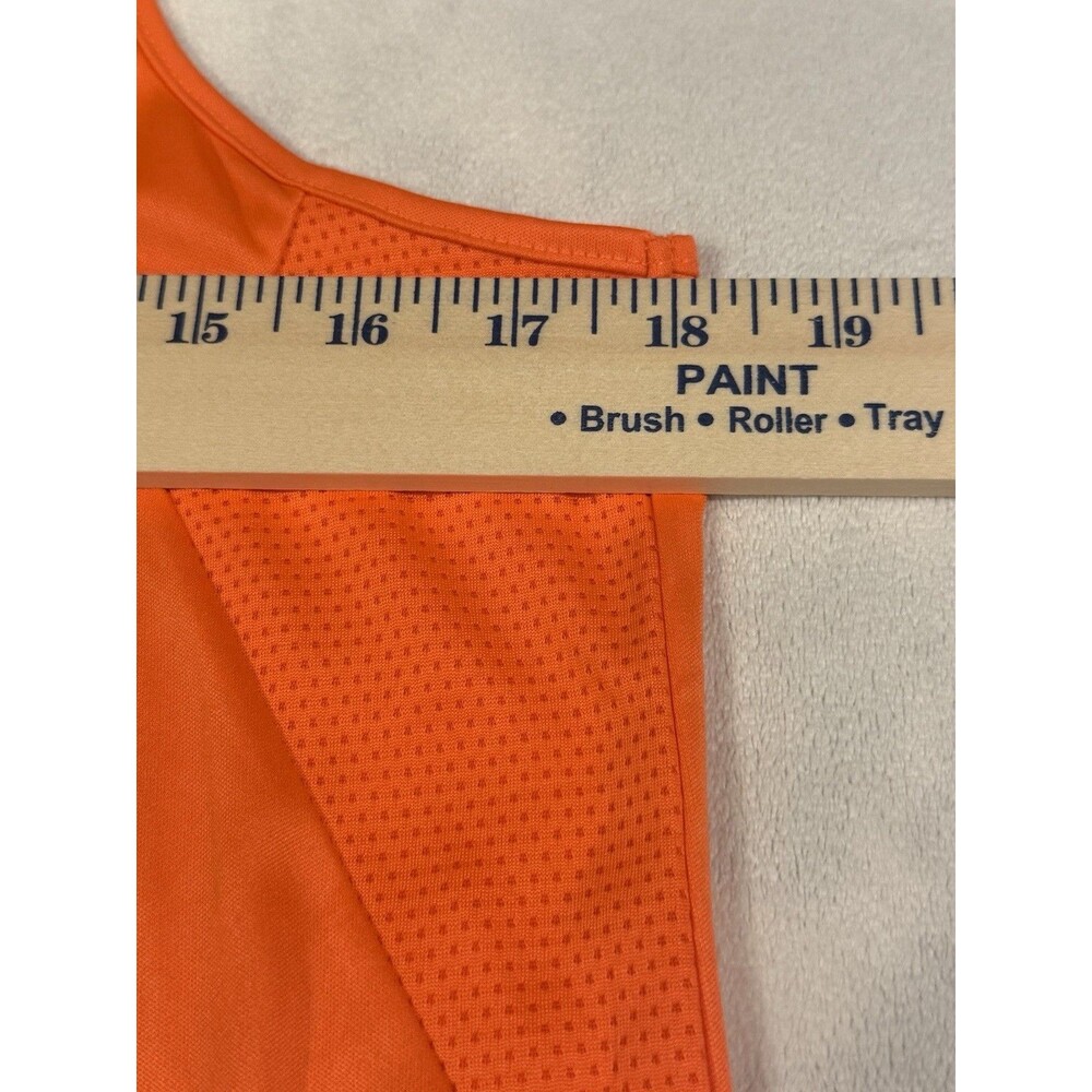 Activewear Danskin Now Women's Sz L Orange Loose Fit Dri More Tank Top - Picture 6 of 7